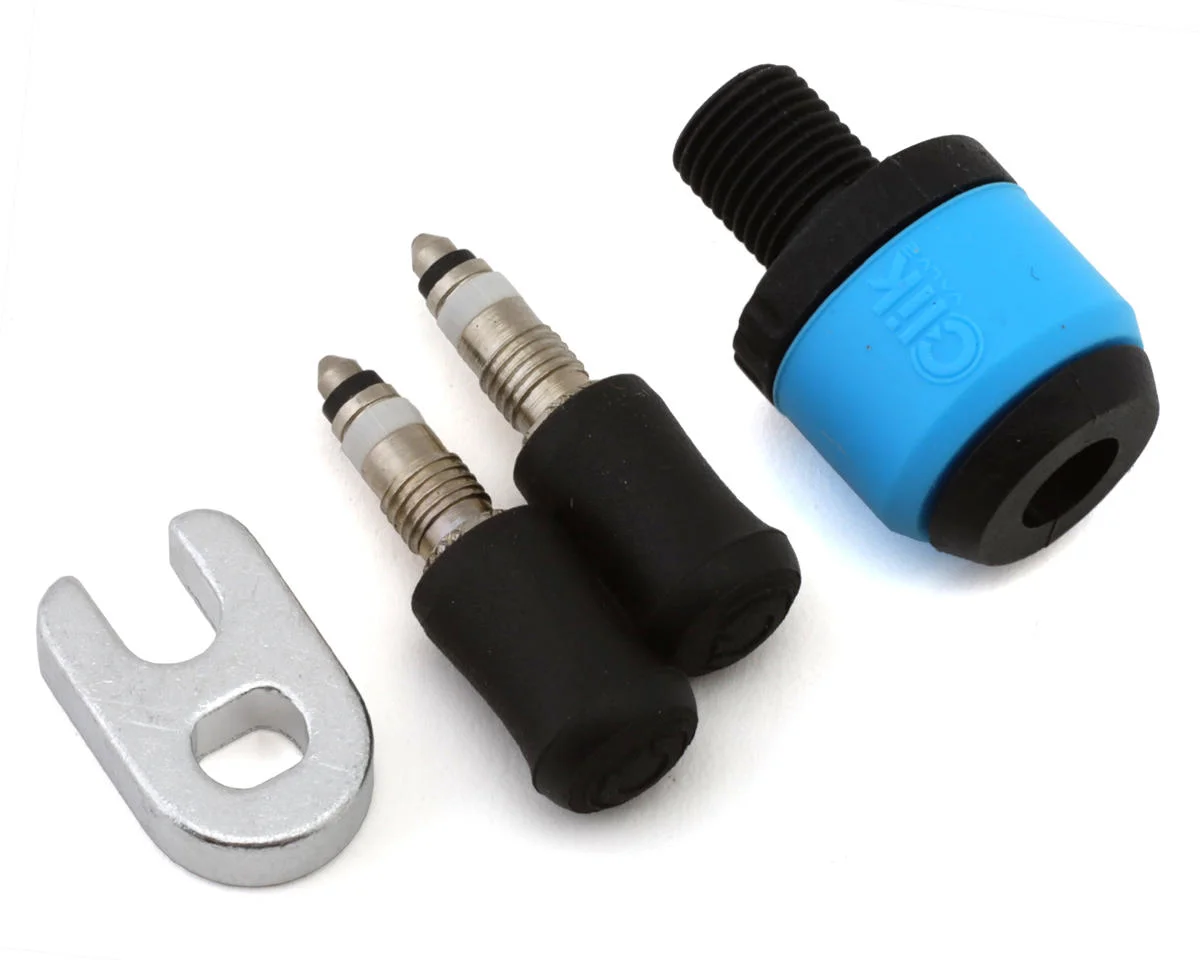 Clik Valve Core & Pump Head Adapter Starter Set (Silver) (Presta) - view 2